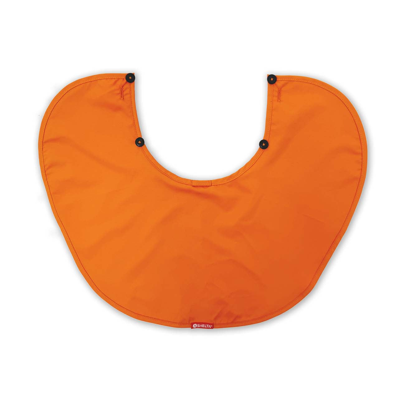 Picture of legionnaire neck shield in the color in safety orange