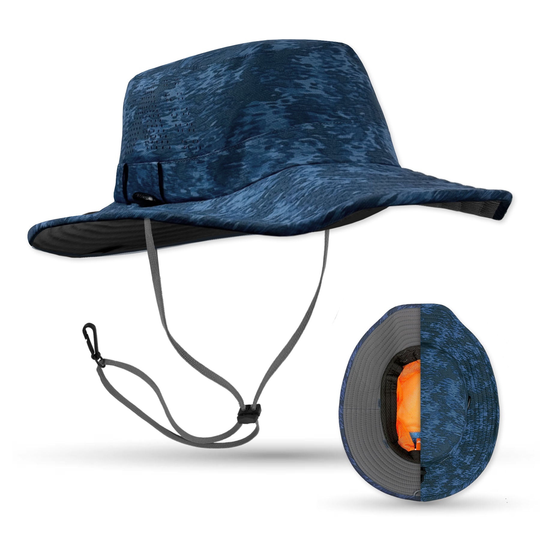 The Condor V2 Sun Hat in Sea Blue Color