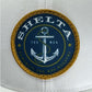 The Shelta Blue Seas Cap In White logo