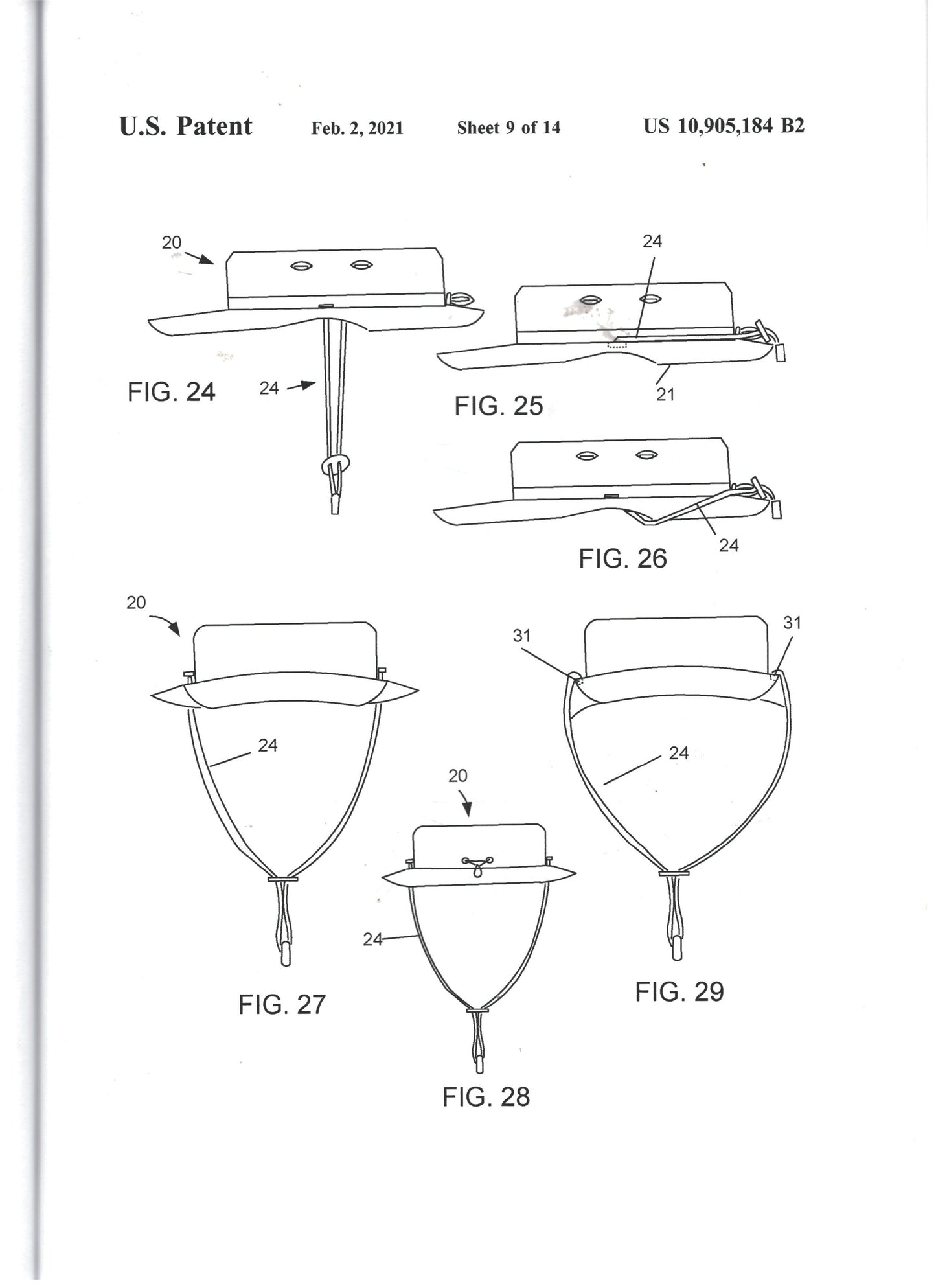 Picture of Cord system from patent office