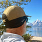 Back and side view of skull cap worn under cap