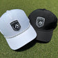 The Shelta Clubhouse Cap in White and black