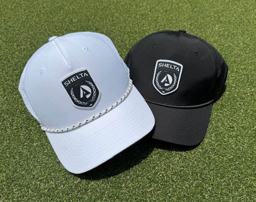 The Shelta Clubhouse Cap in White and black