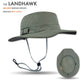 The landhawk in olive front and top view